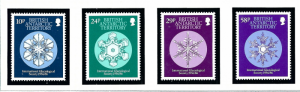 British Antarctic Terr 133-36 MNH 1986 Intl Glaciological Society