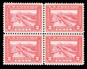 MOMEN: US STAMPS #398 BLOCK MINT OG NH VF+ LOT #77061*