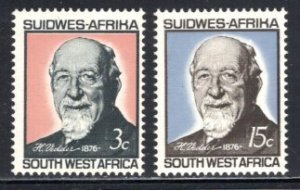 South West Africa #302-303  Unused VF,  CV  2.60 ....  5870091