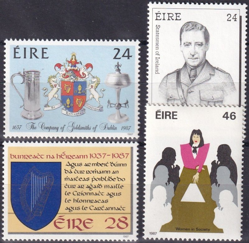 Ireland #699-702 MNH  CV $3.90 (Z3702)