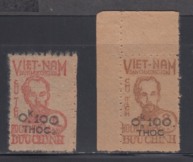 North Vietnam  o6-o7   unused, unhinged    cat $375.00