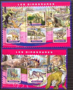 Mali 2022 Dinosaurs Sheet + S/S MNH