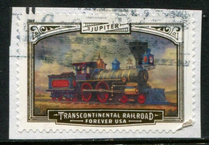 5378 US (55c) Transcontinental RR SA,  used on paper