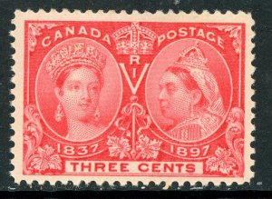 Canada 1897 QV Jubilee 3¢ Deep Rose Scott #53 MNH V324