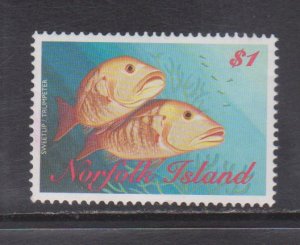 SG675 Norfolk Island Reef Fish MNH