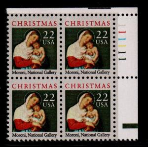 ALLY'S STAMPS US Plate Block Scott #2367 22c Christmas Madonna [4] MNH [UR]