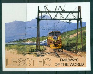 Lesotho 1984 Train MS MUH