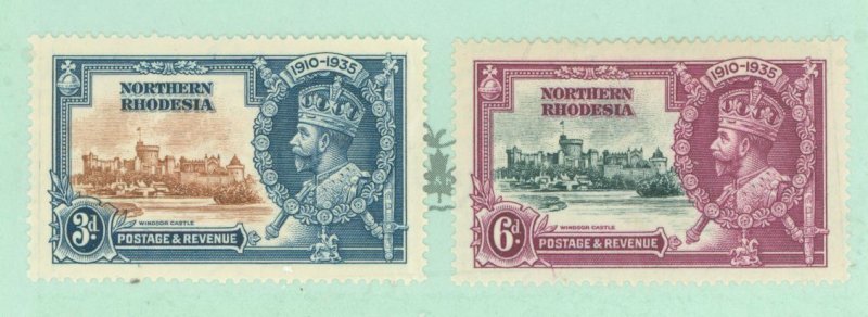 Northern Rhodesia #20-21 Unused Single (Jubilee) (King)
