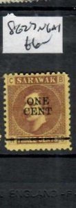 SARAWAK BROOKE 1C/3C SG27  NO GUM AS ISSUED         P0327H