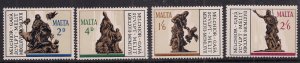 Malta 1967 QE2 Set 300th Anniv Death Melchior Gafa Umm SG 385 - 288 ( J347 )