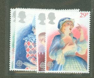 Great Britain #987-990  Single (Complete Set)