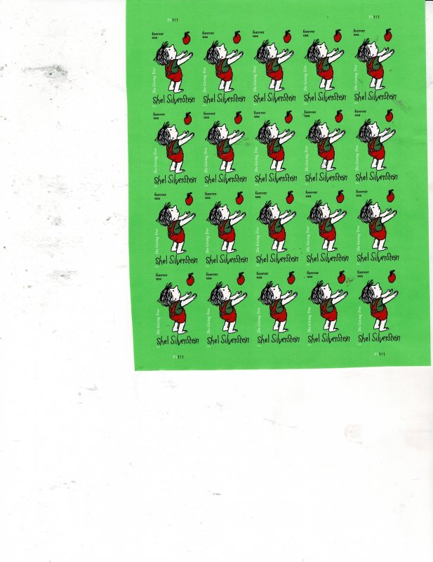 Silverstein Imperf Forever US Postage Sheet #5683a VF MNH
