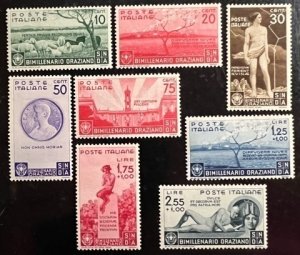 Italy Scott# 359-366 Unused VF H Lot of 8 Cat $140.25