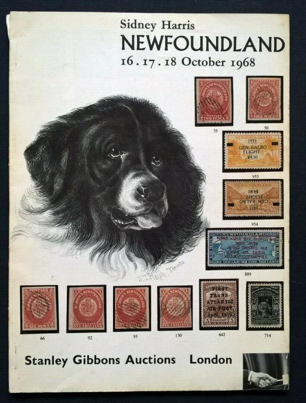 Auction Catalogue SIDNEY HARRIS NEWFOUNDLAND Stamps Postal History Flight Covers