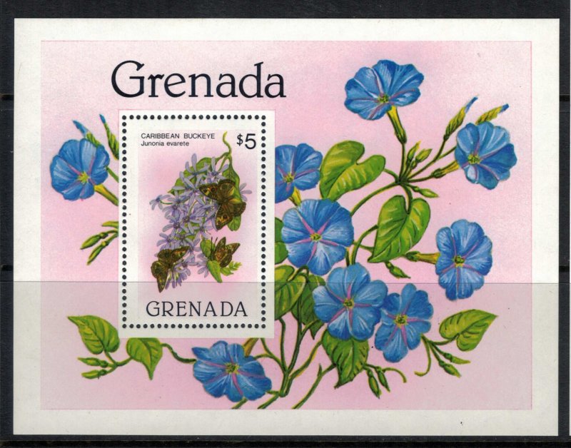 Grenada #1097* NH  CV $8.75  Flower Souvenir sheet