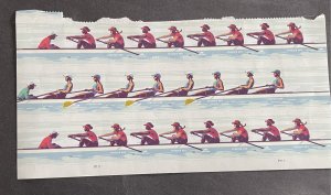 US 2022 Women's Rowing #5694-97 Pl Blok of 15 mint