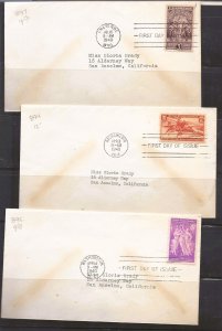 United States FDC 6ea -