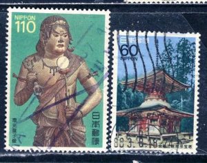 Japan 1988: Sc. # 1745-1746; Used Cpl. Set