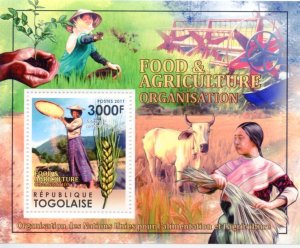 CLOSE OUT TOGO 2011 FOOD & AGRICULTURE ORGANIZATION S/SHEET MINT NEVER HINGED