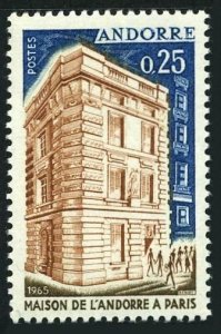 Andorra Fr 168, MNH. Michel 194. Andorra House, 1965.