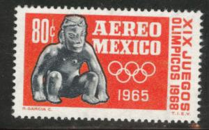 Mexico Scott C309 MNH** 1965 Olympic games airmail stamp