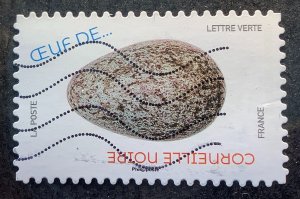 France 2020 Scott 5818 used - bird egg, Carrion Crow, Corneille noire