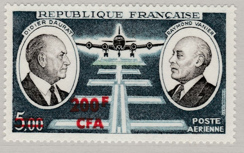 French Colony Reunion Air Post 1972 200fr on 5fr MNH** Stamp A21P43F6634