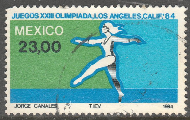 MEXICO 1353, Los Angeles Olympic Games. Used. VF. (1021)