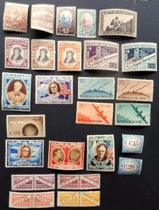 Packet, San Marino, 26 Different, mostly mint hinged or MNH