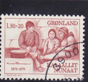 Greenland  Scott#  B8  Used