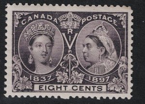 Canada SC# 55 Mint Light Hinged / Tiny Hinge Rem - S17801