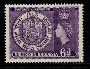 SOUTHERN RHODESIA SG76 1953 RHODES CENTENARY EXHIBITION MNH