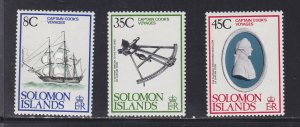 Solomon Islands # 381, 382-384, Capt. Cooks Voyages, Mint NH, 1/3 Cat.