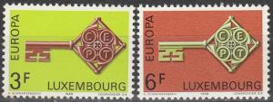 Luxembourg #466-7  MNH (K1809L)