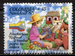 Colombia; 1985: Sc. # 949: O/Used Cpl. Set