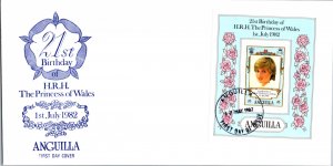 Anguilla, Worldwide First Day Cover, Royalty