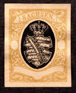 Saxony, Hirschfeld Essay, MNG, Forgery