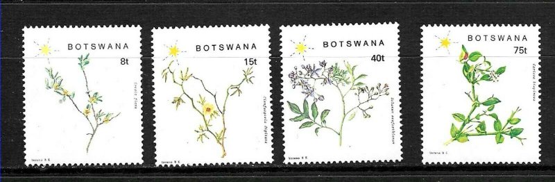 #8046 BOTSWANA 2008 FLORA FLOWERS  YV 595-8 MNH