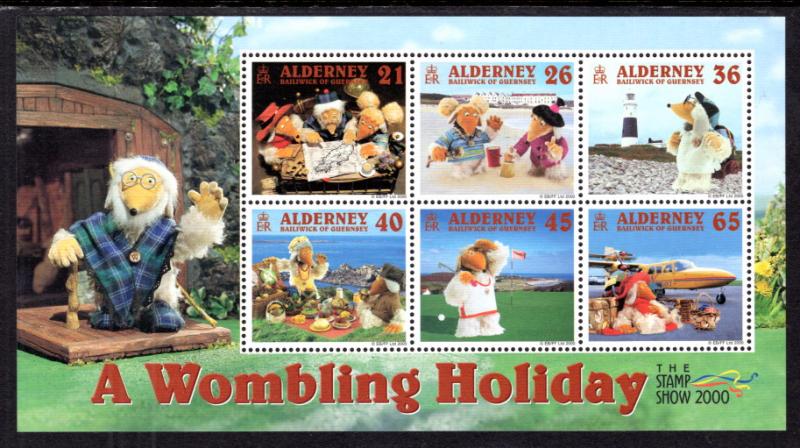 Alderney 153a Souvenir Sheet MNH VF