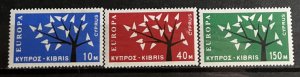 Cyprus #219-221 MLH Set