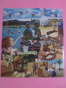 U.N. STAMP: 2000- SC# 783- 21ST CENTURY OF U.N. MINT NOT HING SHEET.   VERY RARE