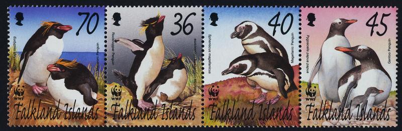 Falkland Islands 820a MNH Birds, Penguins, WWF