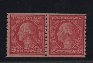 491 Pair Rare F-VF+ OG with PSE cert nice color cv $ 5800 ! see pic !