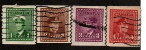 Canada 278-281 Set Used