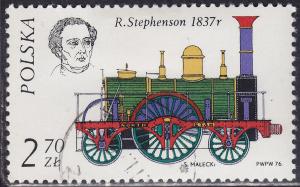 Poland 2147 The R. Stephenson, 1837 2.70zł 1976