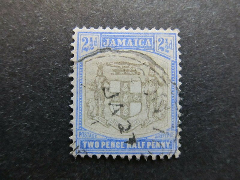 A4P21F32 Jamaica 1903-04 Wmk Crown CA 2 1/2d used