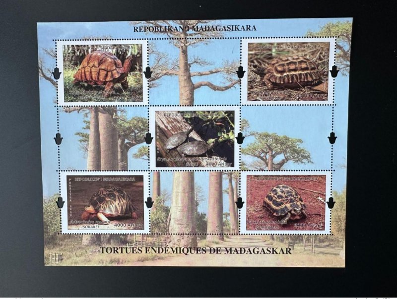Madagascar 2023 Mi. Bl. ? Block S/S Endemic Turtles Wildlife Reptiles-