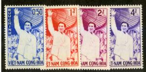 VIETNAM 158-161 MNH SCV $6.10 BIN $3.25 POLITICIAN