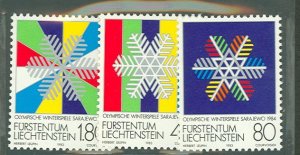 Liechtenstein #772-74 Mint (NH) Single (Complete Set)