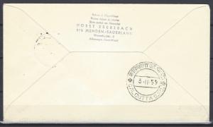 Germany Bund Scott # B371, used, FFC Hamburg-Calcutta